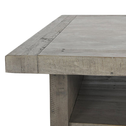 Stonebridge Square Coffee Table - Distressed Gray