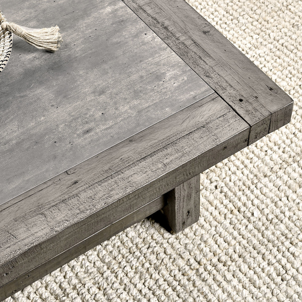 Stonebridge Square Coffee Table - Distressed Gray