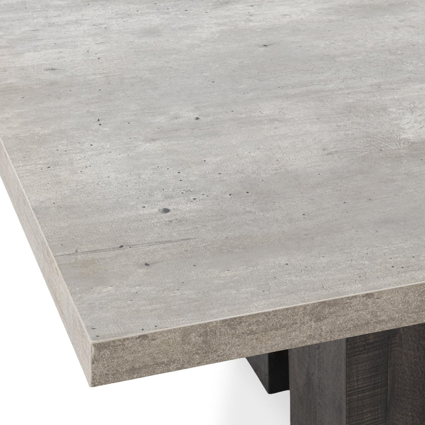 Simone Rectangle Dining Table - Olive Brown/Antique Gray