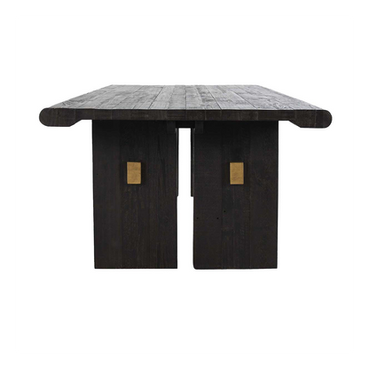 Larson Rectangle Dining Table - Carbon Black
