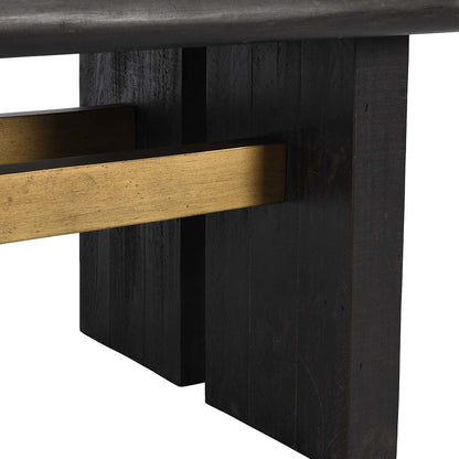 Larson Rectangle Dining Table - Carbon Black