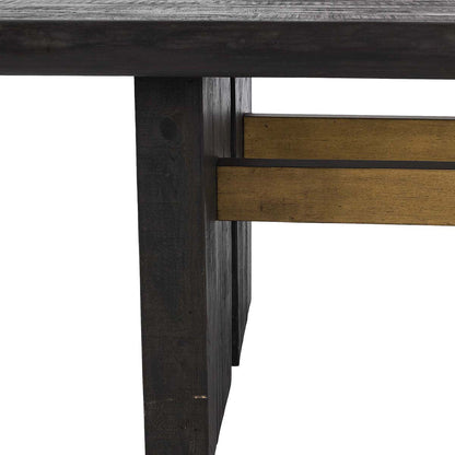 Larson Rectangle Dining Table - Carbon Black