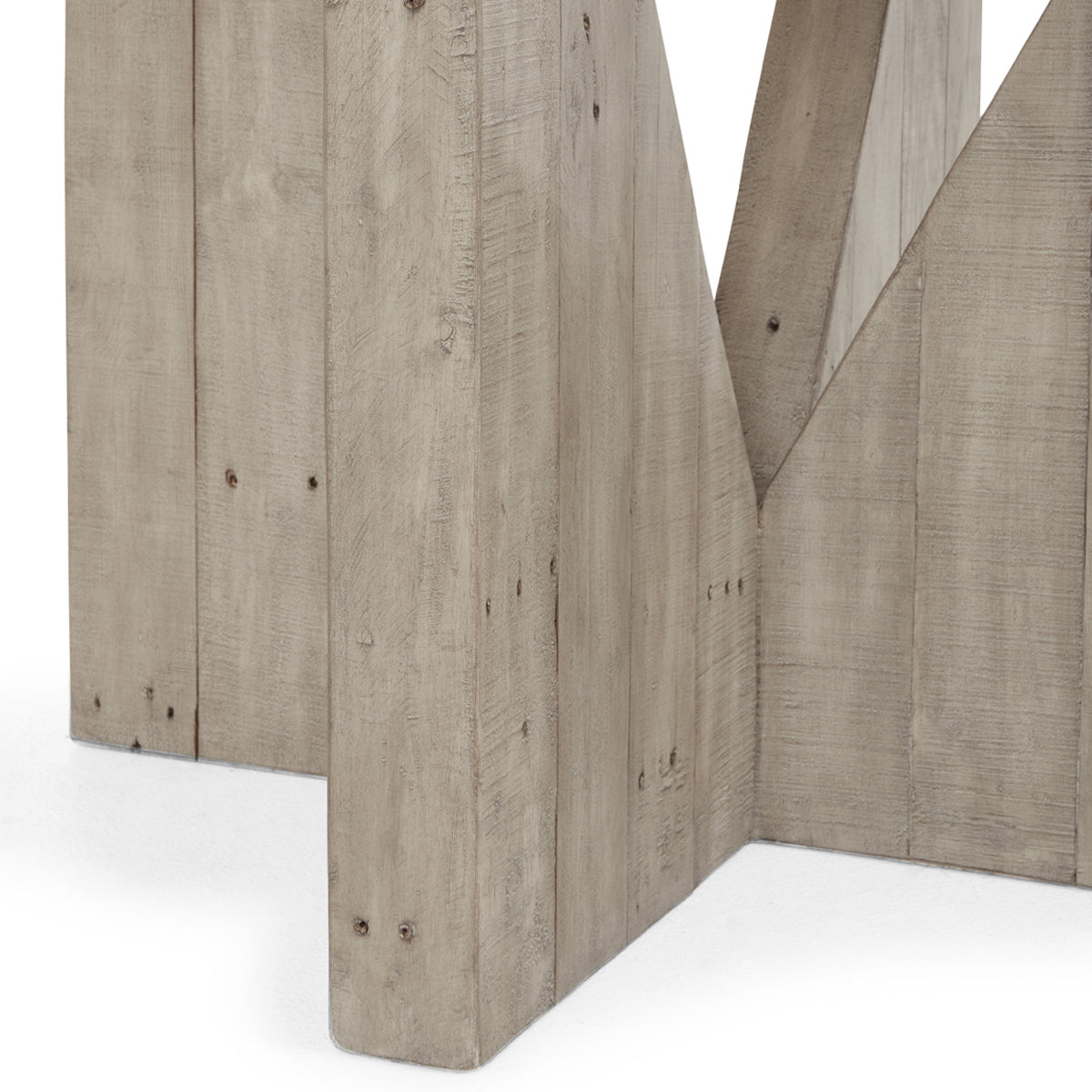 Vincent Round Dining Table - Distressed Gray