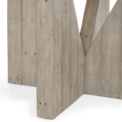 Vincent Round Dining Table - Distressed Gray