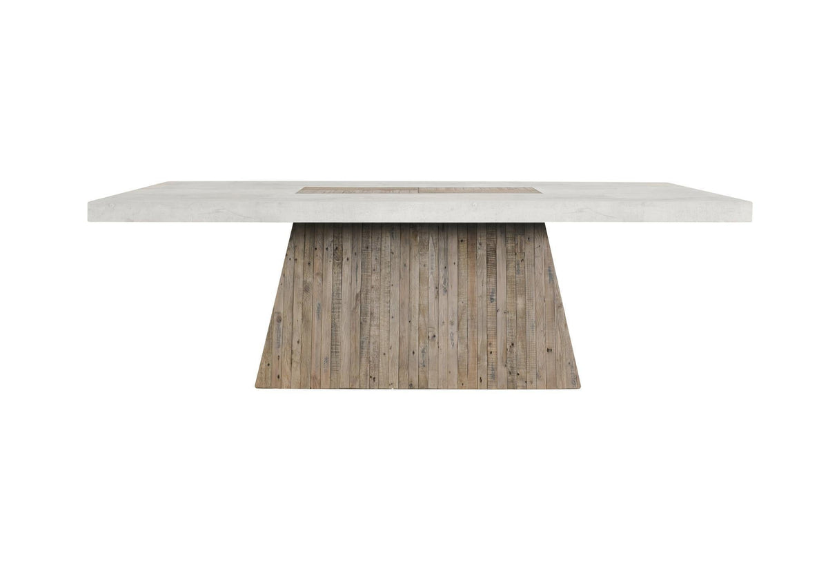 Grange Reclaimed Pine 94" Dining Table - Natural/Antique White