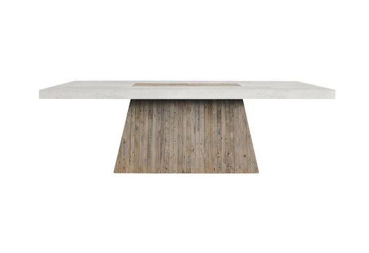 Grange Reclaimed Pine 94" Dining Table - Natural/Antique White