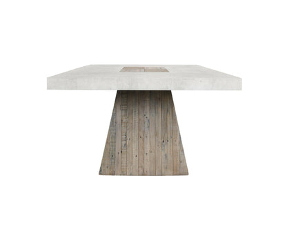Grange Reclaimed Pine 94" Dining Table - Natural/Antique White
