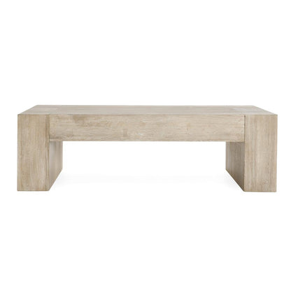 Bristol Rectangle Coffee Table - Aged Cream