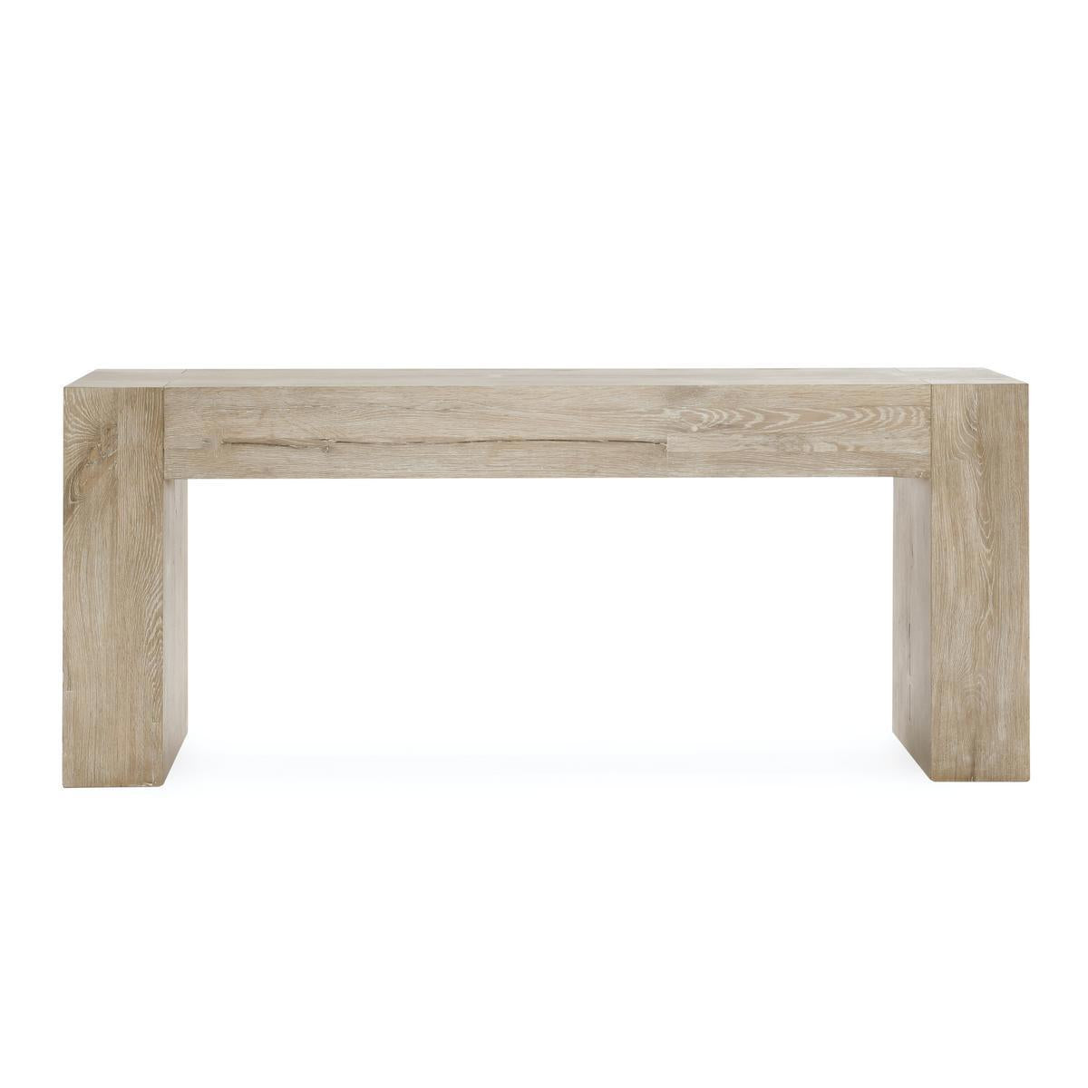 Bristol Rectangle Console Table - Aged Cream