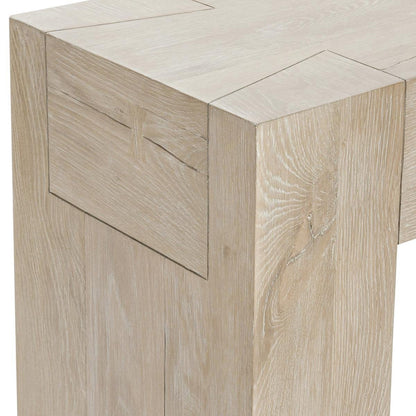 Bristol Rectangle Console Table - Aged Cream