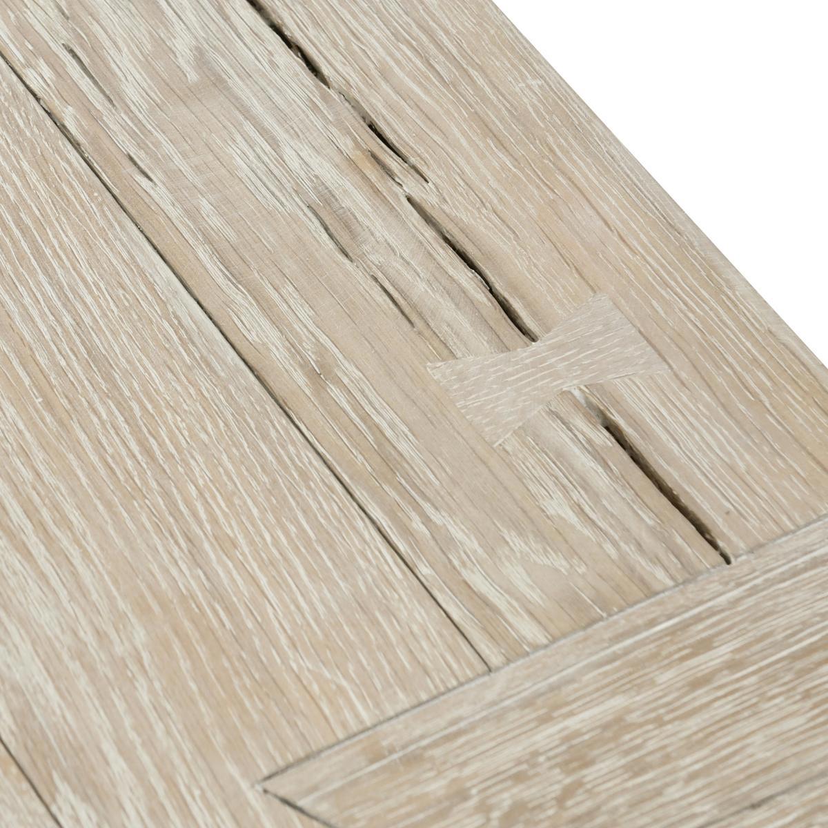 Bristol Square End Table - Aged Cream