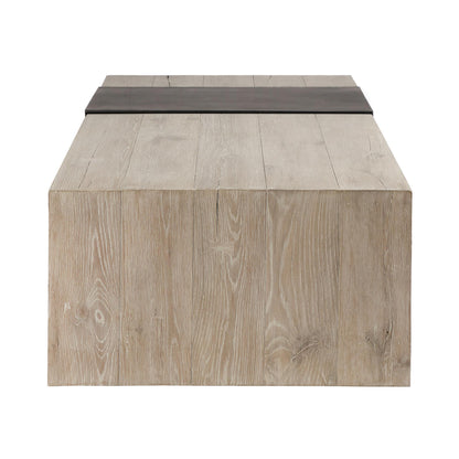 Danica Rectangle Coffee Table - Aged Cream