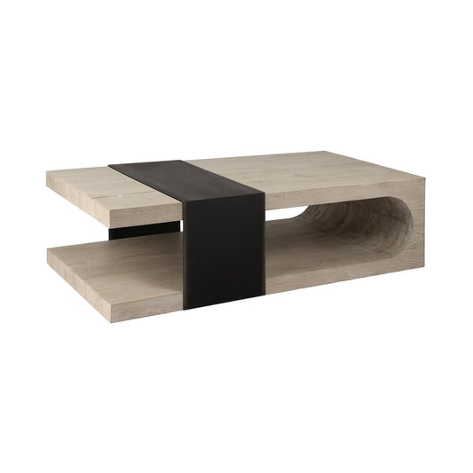 Danica Rectangle Coffee Table - Aged Cream
