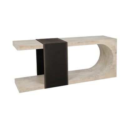 Danica Rectangle Console Table - Aged Cream