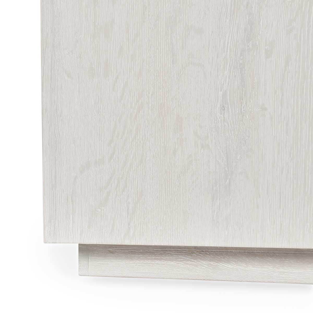 Layne Square End Table - Milk White