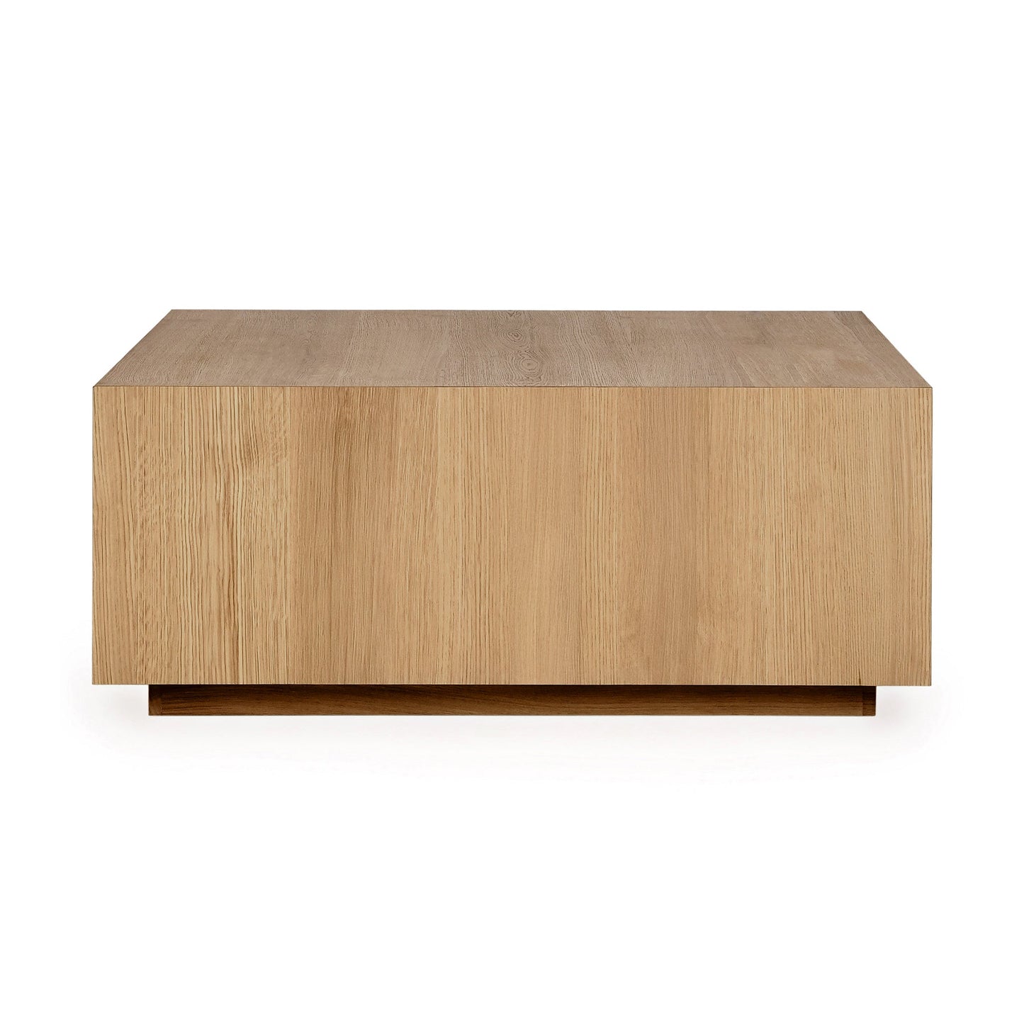 Layne Square Coffee Table w Casters - True Natural