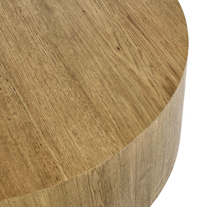 Layne Round Coffee Table w/Casters