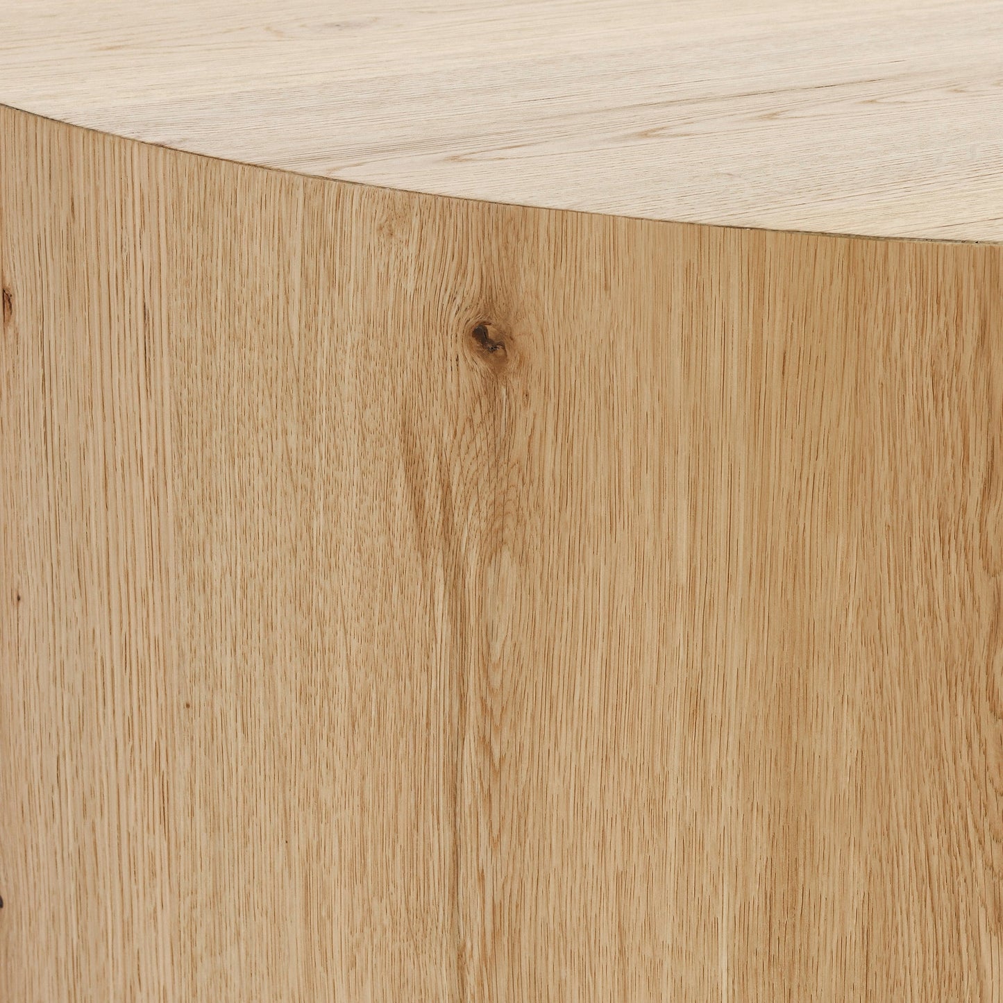 Layne Round Coffee Table with Casters - True Natural