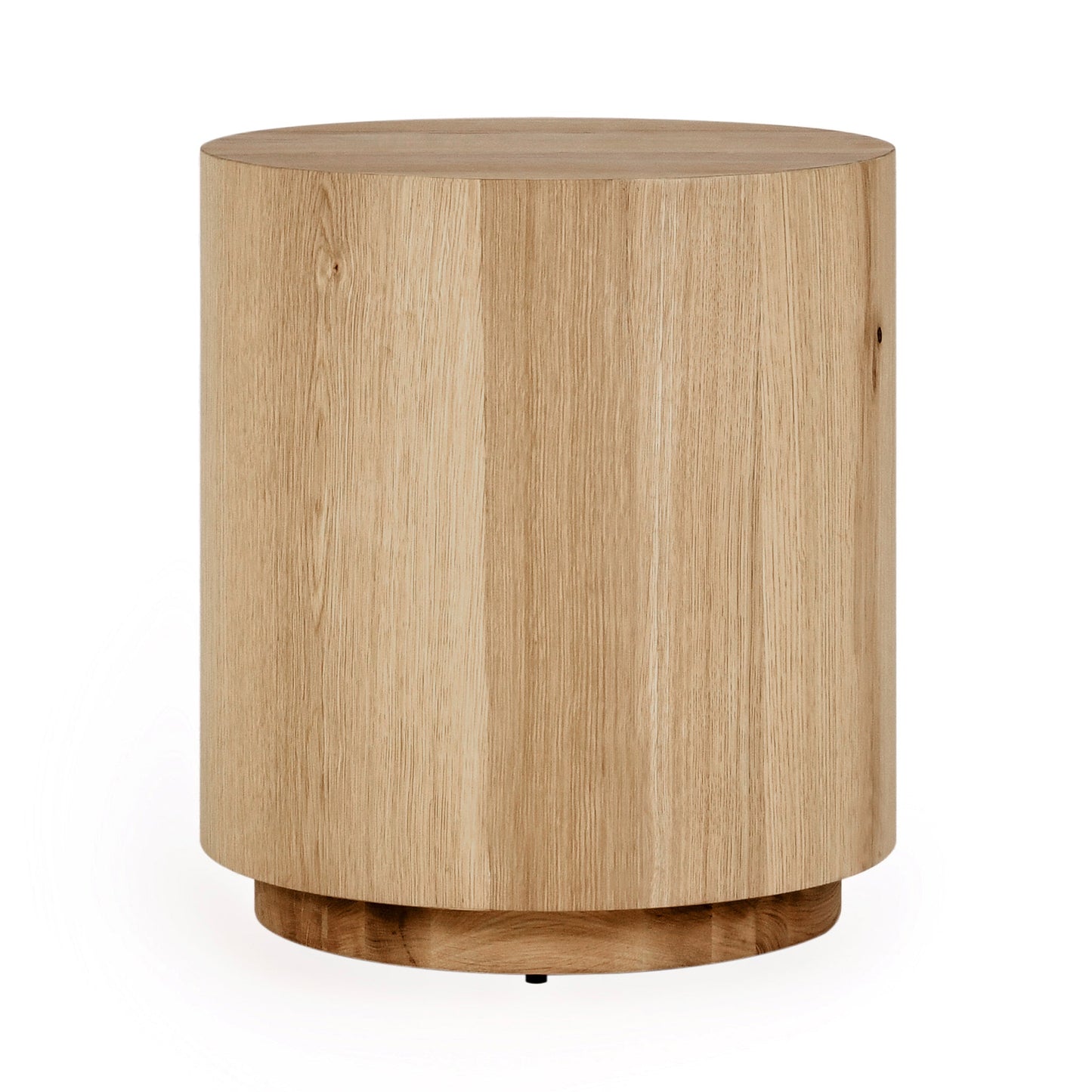 Layne Round End Table - True Natural