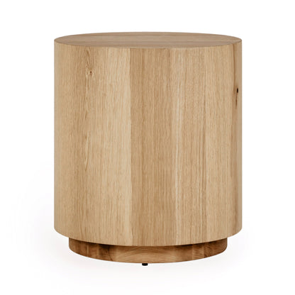 Layne Round End Table - True Natural