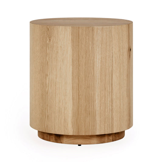 Layne Round End Table - True Natural