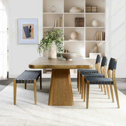 Orlando Rectangle Dining Table - Light Brown