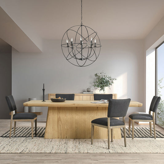 Orlando Rectangle Dining Table - True Natural