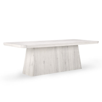 Orlando Rectangle Dining Table - Milk White