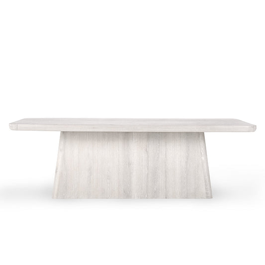 Orlando Rectangle Dining Table - Milk White