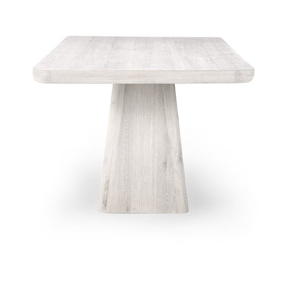 Orlando Rectangle Dining Table - Milk White