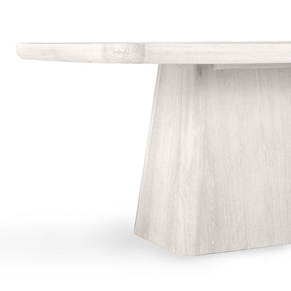 Orlando Rectangle Dining Table - Milk White