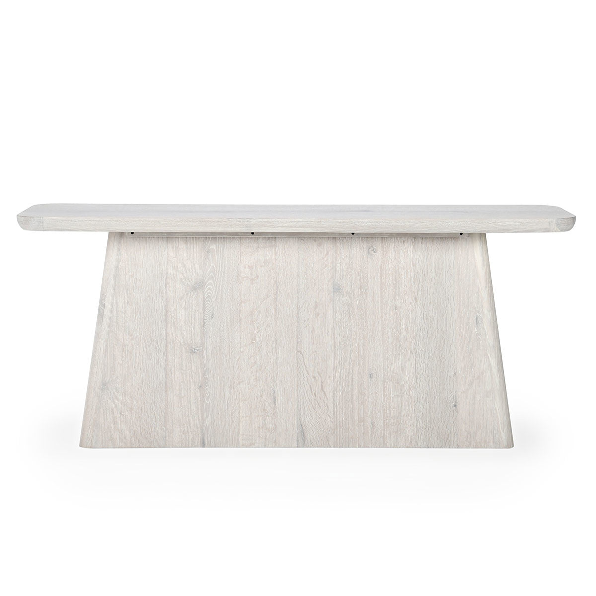 Orlando Rectangle Console Table - Milk White