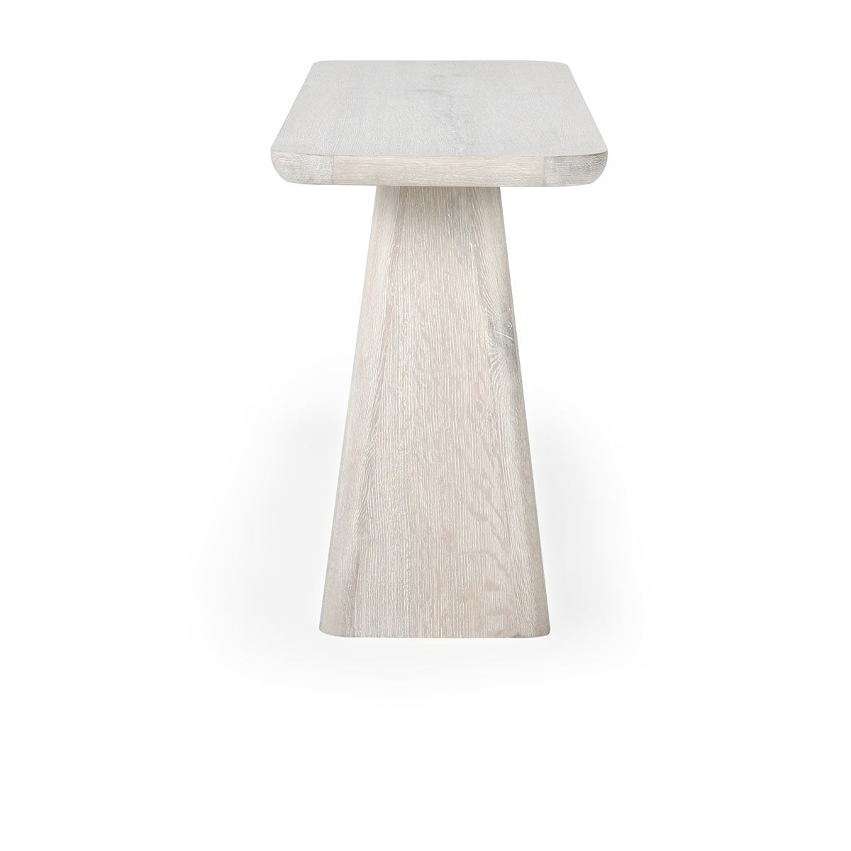 Orlando Rectangle Console Table - Milk White