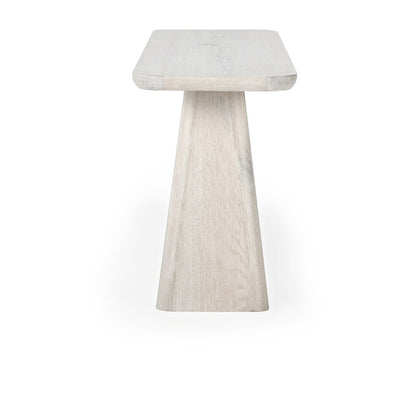 Orlando Rectangle Console Table - Milk White