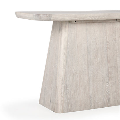 Orlando Rectangle Console Table - Milk White
