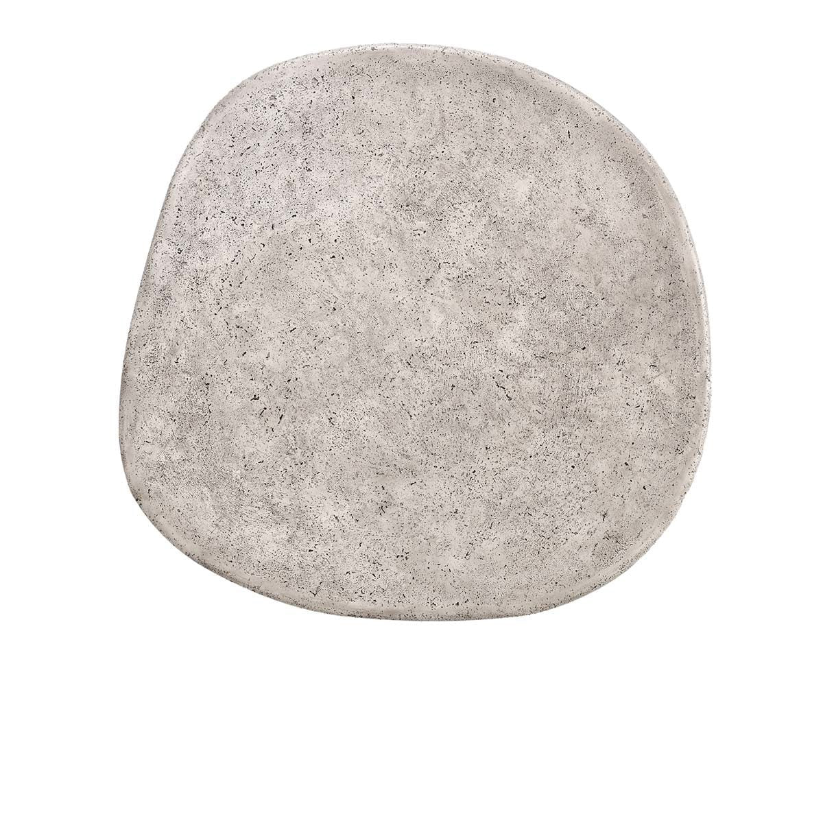 Britney Outdoor Round Coffee Table - Light Gray