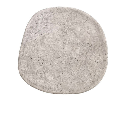 Britney Outdoor Round Coffee Table - Light Gray