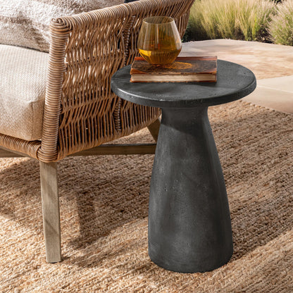 Collins 19" Accent Table - Dark Gray