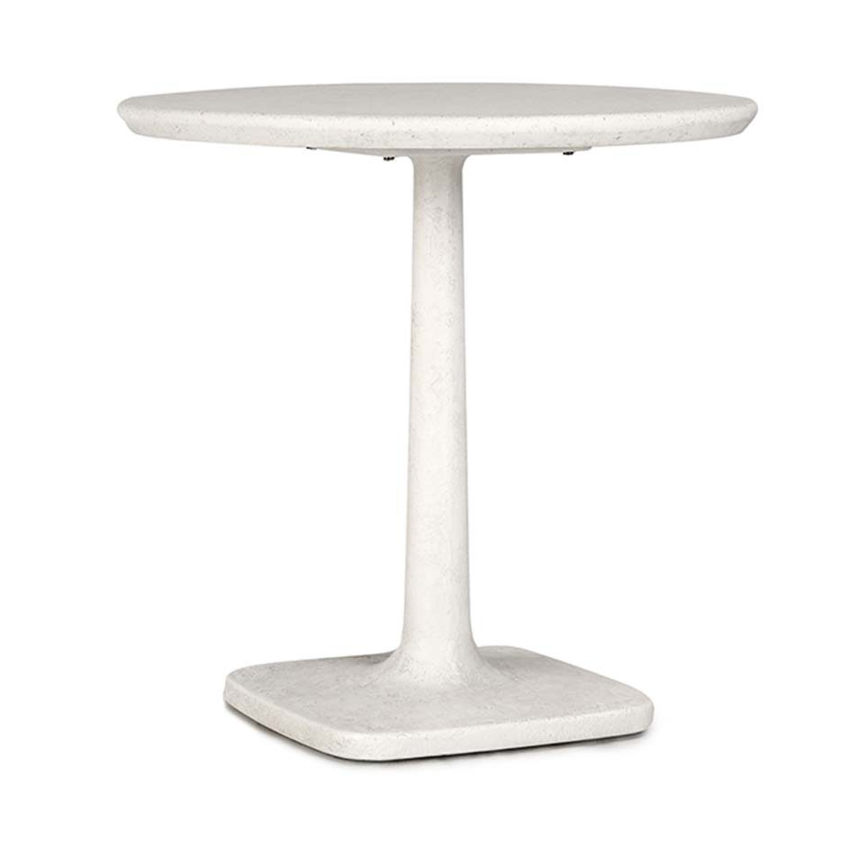 Paulina Outdoor Round Bistro Table - White