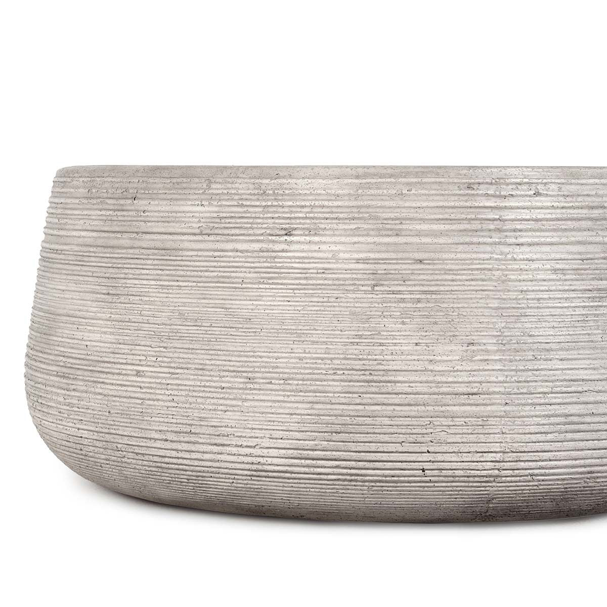 Nellie Outdoor Round Coffee Table - Light Gray