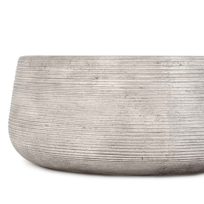 Nellie Outdoor Round Coffee Table - Light Gray