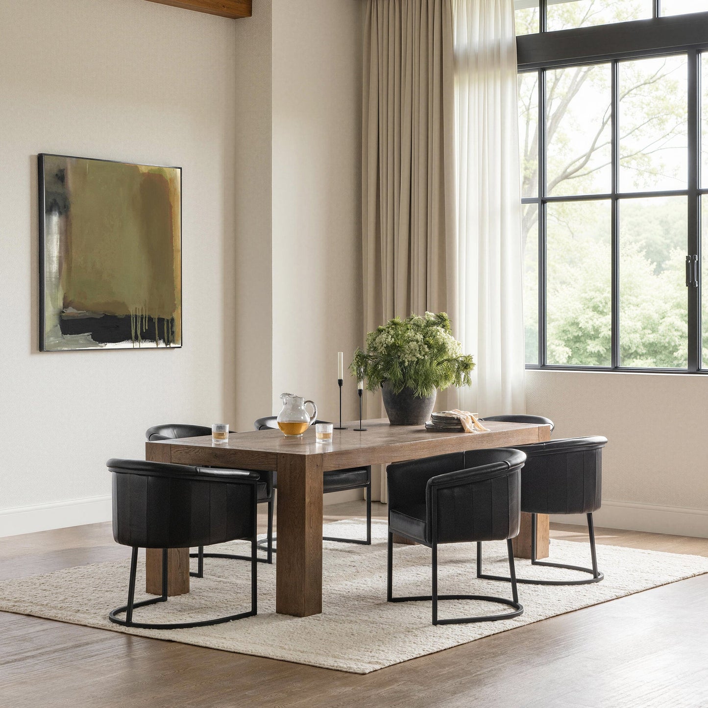 Bristol 89" Dining Table - Cafe Brown