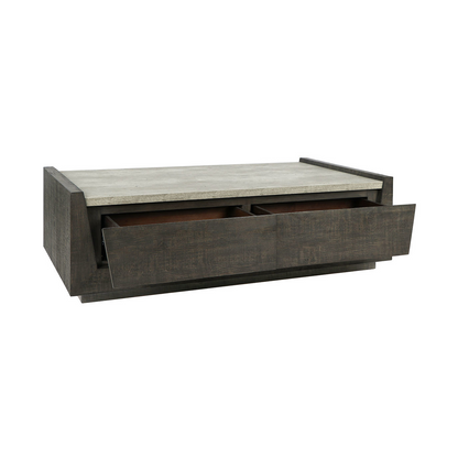 Tori Rectangle Coffee Table - Antique Gray