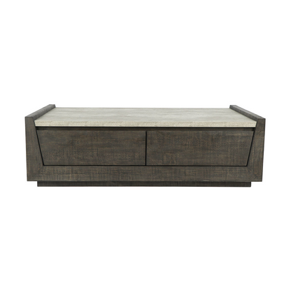 Tori Rectangle Coffee Table - Antique Gray