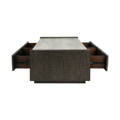 Tori Rectangle Coffee Table - Antique Gray