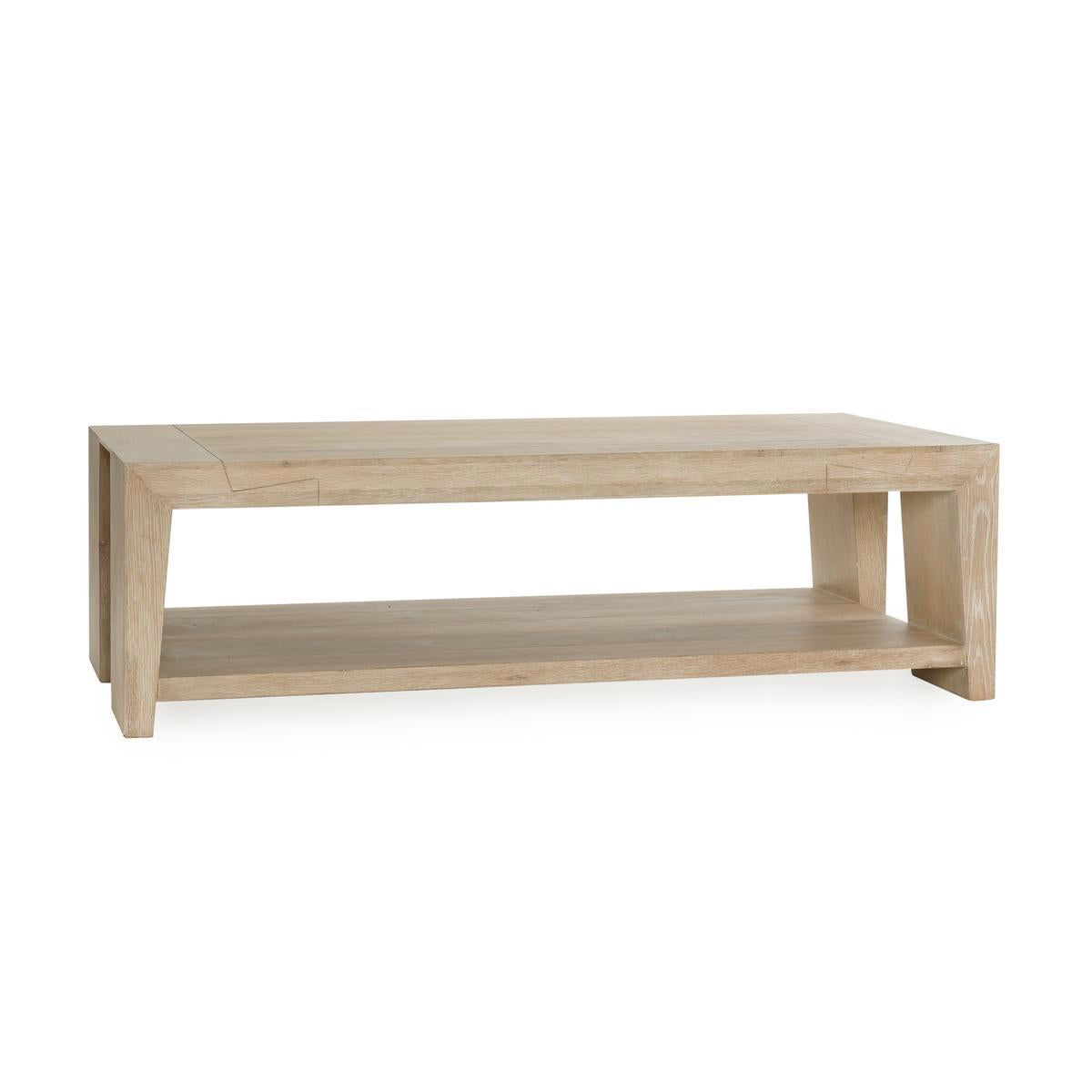 Troy Rectangle Coffee Table - Aged Cream