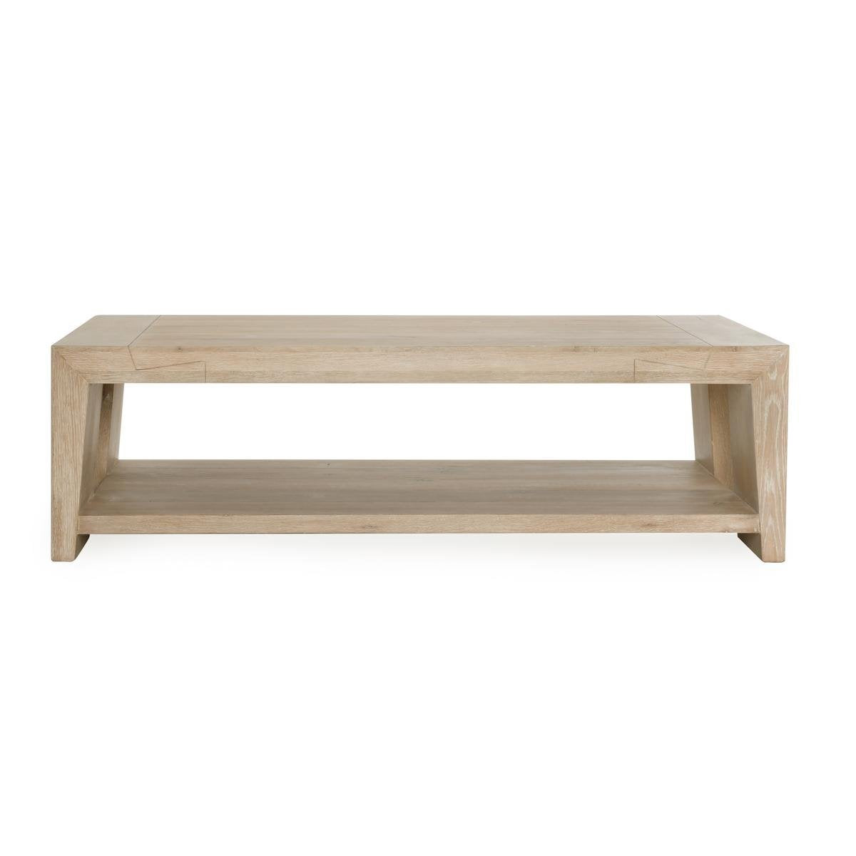 Troy Rectangle Coffee Table - Aged Cream