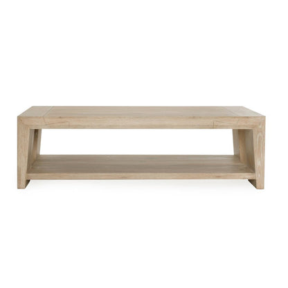Troy Rectangle Coffee Table - Aged Cream