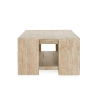 Troy Rectangle Coffee Table - Aged Cream