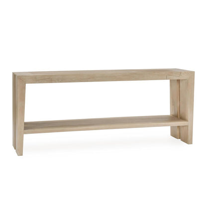 Troy Rectangle Console Table - Aged Cream